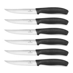 Victorinox Swiss Classic 6 Piece Fine Edge Gaucho Steak Knife Set -Zwilling Shop VictorinoxSwissClassic6PieceFineEdgeGauchoSteakKnifeSet