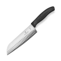 Victorinox Swiss Classic 7" Hollow Edge Santoku Knife -Zwilling Shop VictorinoxSwissClassic7 inchHollowEdgeSantokuKnife