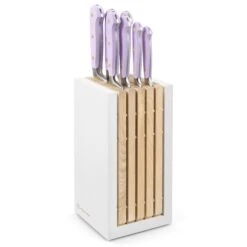 Wusthof Classic 8 Piece Purple Yam Knife Block Set -Zwilling Shop Wusthof8PiecePurpleYamKnifeBlockSet