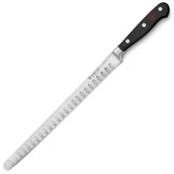 Wusthof Classic 10" Hollow Edge Slicing Knife -Zwilling Shop WusthofClassic10 inchHollowEdgeSlicingKnife