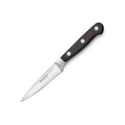 Wusthof Classic 3.5" Serrated Paring Knife -Zwilling Shop WusthofClassic3.5 inchSerratedParingKnife