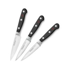 Wusthof Classic 3 Piece Paring Knife Set -Zwilling Shop WusthofClassic3PieceParingKnifeSet