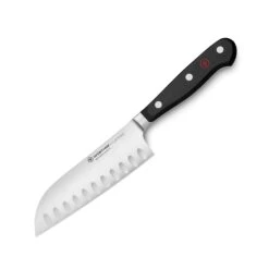 Wusthof Classic 5" Hollow Edge Santoku Knife 12 Wusthof Classic 5" Hollow Edge Santoku Knife -Zwilling Shop WusthofClassic5 inchHollowEdgeSantokuKnife