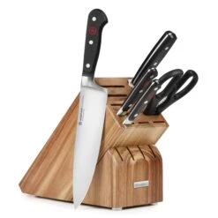 Wusthof Classic 6 Piece Starter Knife Block Set -Zwilling Shop WusthofClassic6PieceStarterKnifeBlockSet