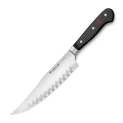 Wusthof Classic 7" Hollow Edge Craftsman Knife -Zwilling Shop WusthofClassic7 inchHollowEdgeCraftsmanKnife