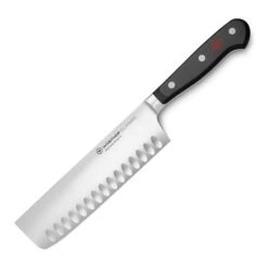Wusthof Classic 7" Hollow Edge Nakiri Knife -Zwilling Shop WusthofClassic7 inchHollowEdgeNakiriKnife