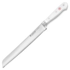 Wusthof Classic White 9" Double Serrated Bread Knife -Zwilling Shop WusthofClassic9 inchDoubleSerratedBreadKnife d23e61d4 868b 445d 8d16 9c365202ca85