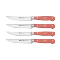 Wusthof Classic 4 Piece Coral Peach Steak Knife Set -Zwilling Shop WusthofClassicColor4PieceCoralPeachSteakKnifeSet fa79854e 0b7a 4279 ba6d 3d9a9e544b24