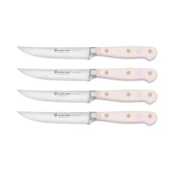 Wusthof Classic 4 Piece Pink Himalayan Salt Steak Knife Set -Zwilling Shop WusthofClassicColor4PiecePinkHimalayanSaltSteakKnifeSet 0f22e861 c9a0 4a76 af17 4b8f203e1fbd