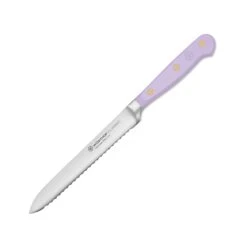 Wusthof Classic 5" Purple Yam Serrated Utility Knife 12 Wusthof Classic 5" Purple Yam Serrated Utility Knife -Zwilling Shop WusthofClassicColor5 inchPurpleYamSerratedUtilityKnife a143f583 6abc 44f0 9733 09e9a24eefcb