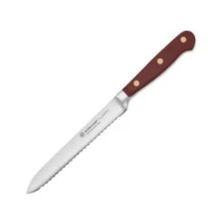 Wusthof Classic 5" Tasty Sumac Serrated Utility Knife -Zwilling Shop WusthofClassicColor5 inchTastySumacSerratedUtilityKnife ad59a969 9452 4b79 b57a ae64e7438d57