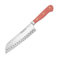 Wusthof Classic 7" Coral Peach Hollow Edge Santoku Knife -Zwilling Shop WusthofClassicColor7 inchCoralPeachHollowEdgeSantokuKnife 5480f386 48cf 4e78 b498 08b613d0d062