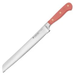 Wusthof Classic 9" Coral Peach Double Serrated Bread Knife -Zwilling Shop WusthofClassicColor9 inchCoralPeachDoubleSerratedBreadKnife 37e36ef2 9f9d 439e 88eb e6f8d5f34d02