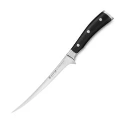 Wusthof Classic Ikon 7" Flexible Fish Fillet Knife -Zwilling Shop WusthofClassicIkon7 inchFlexibleFishFilletKnife