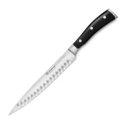 Wusthof Classic Ikon 8" Hollow Edge Carving Knife -Zwilling Shop WusthofClassicIkon8 inchHollowEdgeCarvingKnife