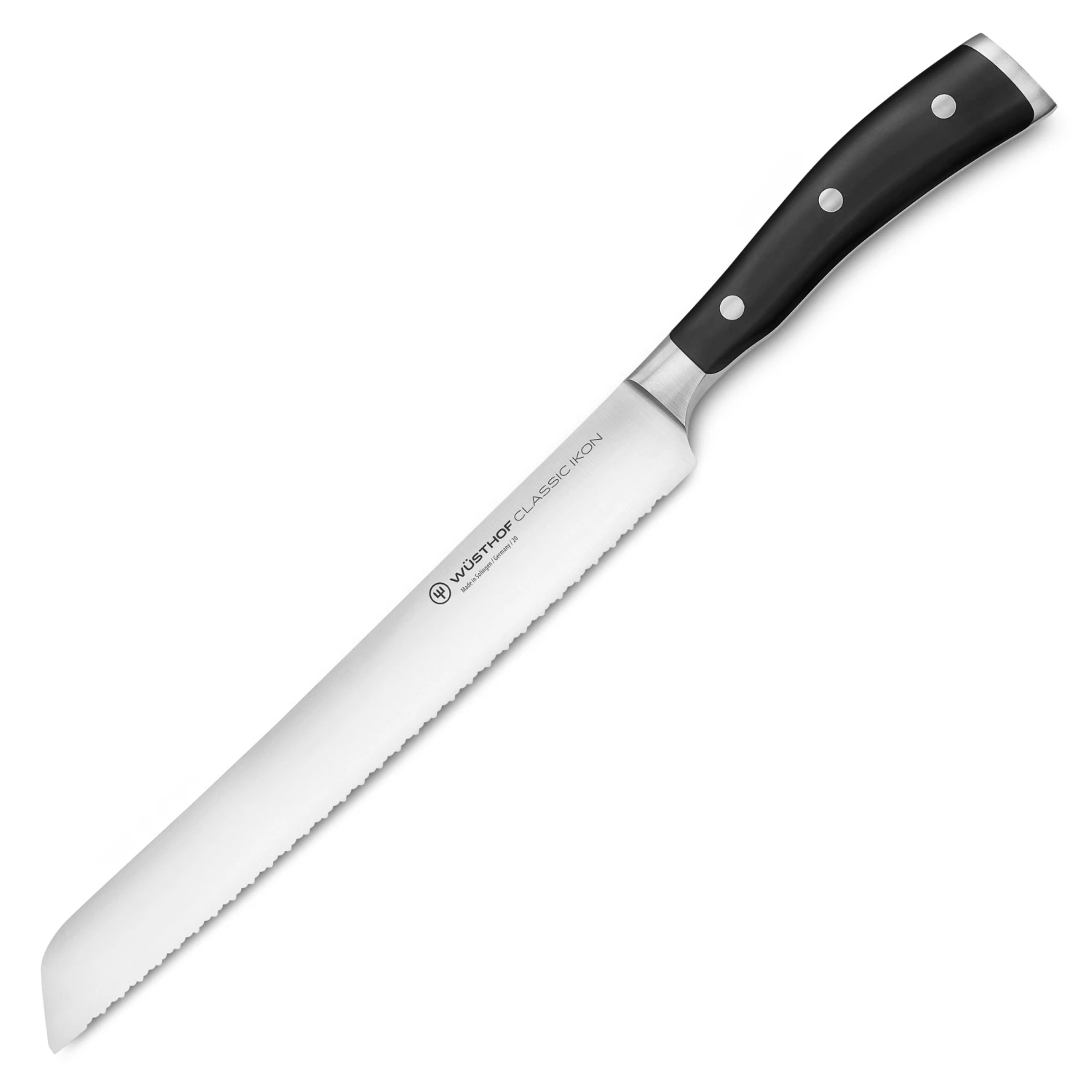 Wusthof Classic Ikon 9" Double Serrated Bread Knife 6 Wusthof Classic Ikon 9" Double Serrated Bread Knife - Image 4