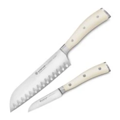 Wusthof Classic Ikon Creme 2 Piece Asian Knife Set -Zwilling Shop WusthofClassicIkonCreme2PieceAsianKnifeSet