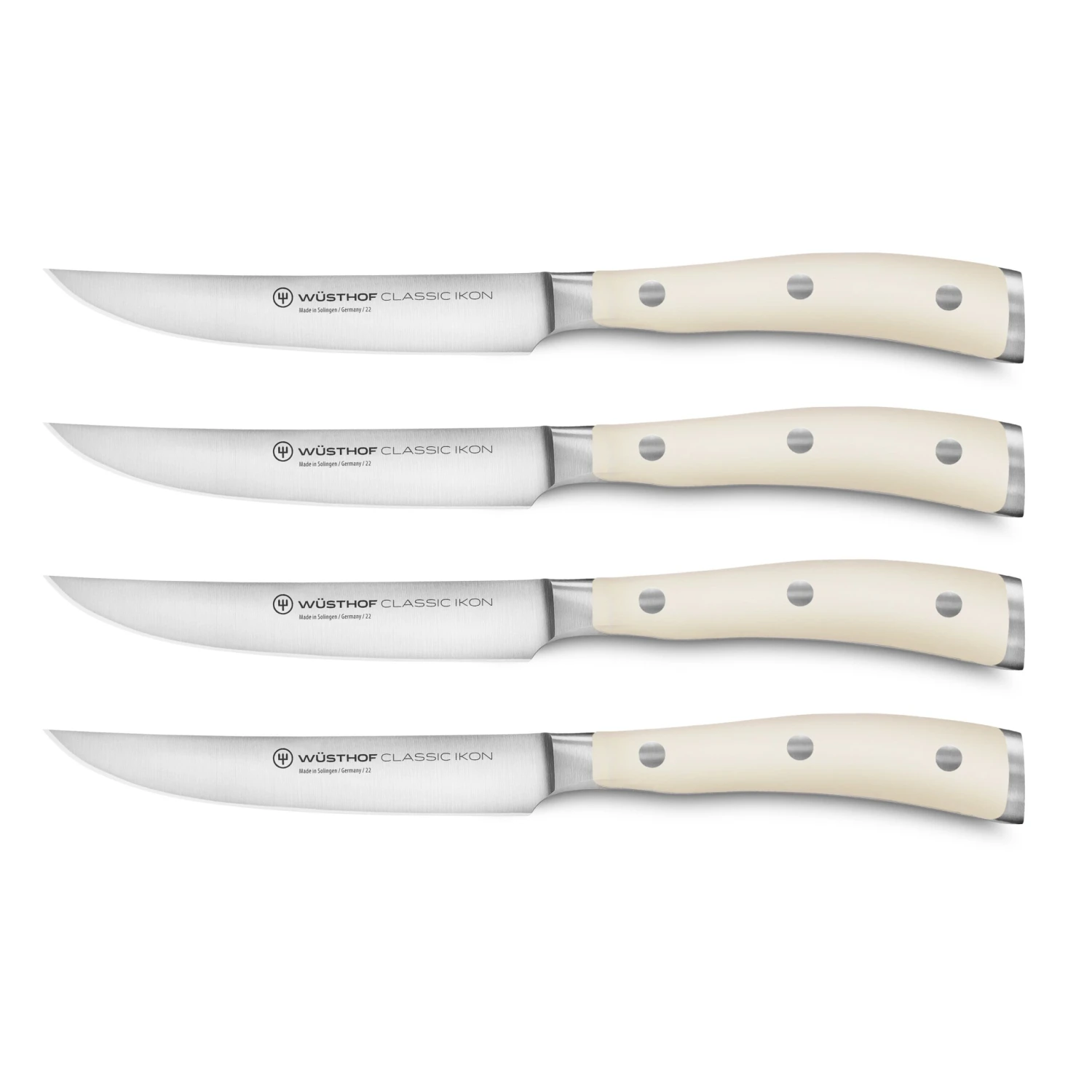 Wusthof Classic Ikon Creme 4 Piece Steak Knife Set 5 Wusthof Classic Ikon Creme 4 Piece Steak Knife Set - Image 3