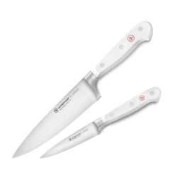 Wusthof Classic White 2 Piece Prep Knife Set 12 Wusthof Classic White 2 Piece Prep Knife Set -Zwilling Shop WusthofClassicWhite2PiecePrepKnifeSet
