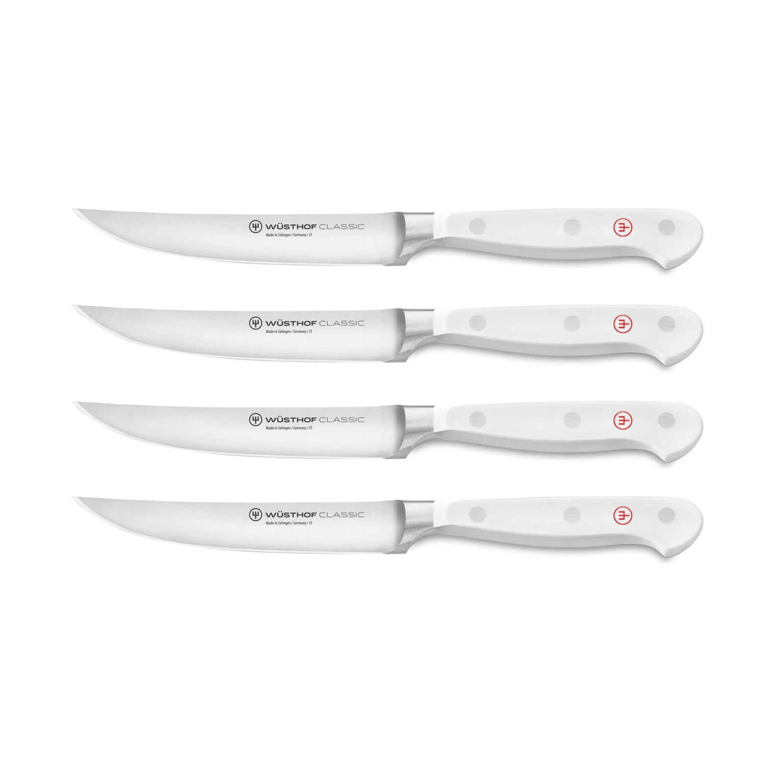 Wusthof Classic White 4 Piece Steak Knife Set 6 Wusthof Classic White 4 Piece Steak Knife Set - Image 4