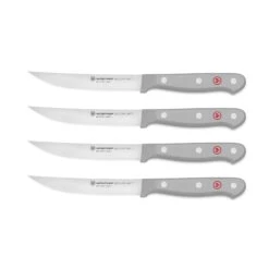 Wusthof Gourmet 4 Piece Steak Knife Set With Grey Handles -Zwilling Shop WusthofGourmet4PieceSteakKnifeSetwithGreyHandles 61e2180a 03e0 4fd6 a74e 147cc460b83e