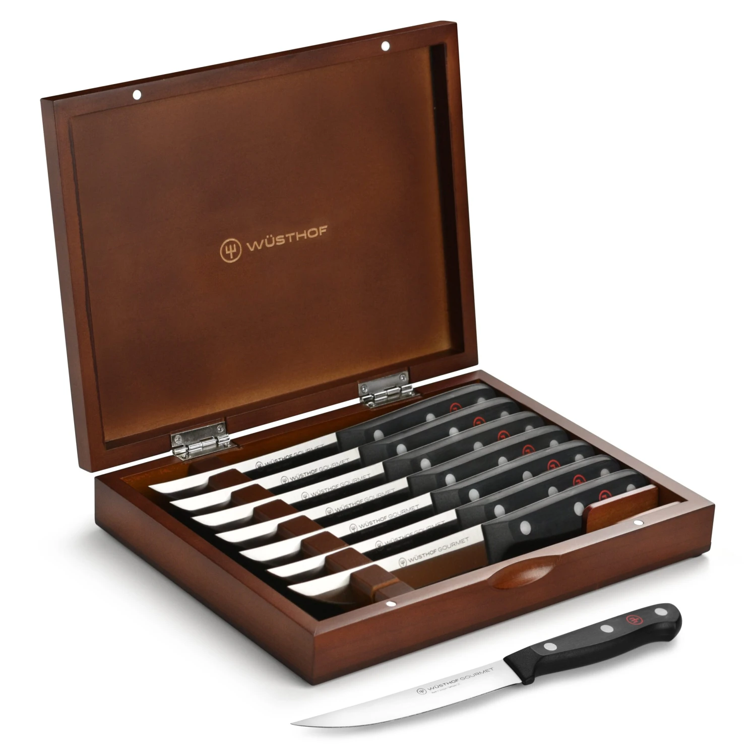 Wusthof Gourmet 8 Piece Steak Knife Set With Case 9 Wusthof Gourmet 8 Piece Steak Knife Set With Case - Image 7