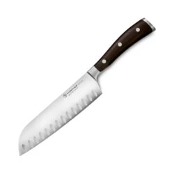 Wusthof Ikon Blackwood 7" Hollow Edge Santoku Knife 12 Wusthof Ikon Blackwood 7" Hollow Edge Santoku Knife -Zwilling Shop WusthofIkonBlackwood7 inchHollowEdgeSantokuKnife e7c0e2b5 a897 436f adfd e63d1a35a51b