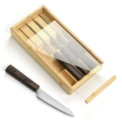 Yaxell Hana 4 Piece Steak Knife Set With Case -Zwilling Shop YaxellHana4PieceSteakKnifeSetwithCase