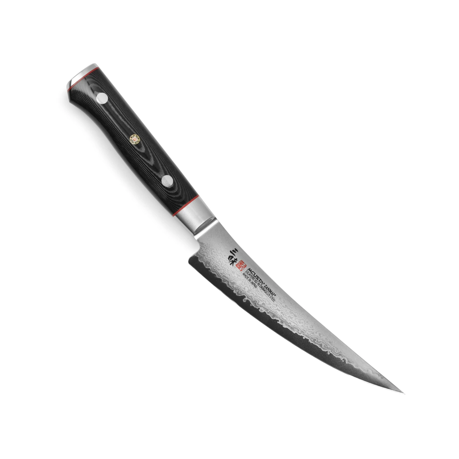 Zanmai Classic Pro Zebra Damascus 6.5" Curved Boning Knife 6 Zanmai Classic Pro Zebra Damascus 6.5" Curved Boning Knife - Image 4