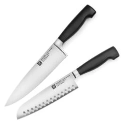 Zwilling Four Star Chef's & Santoku Knife Set -Zwilling Shop ZwillingFourStar8 inchChef sKnifecopy