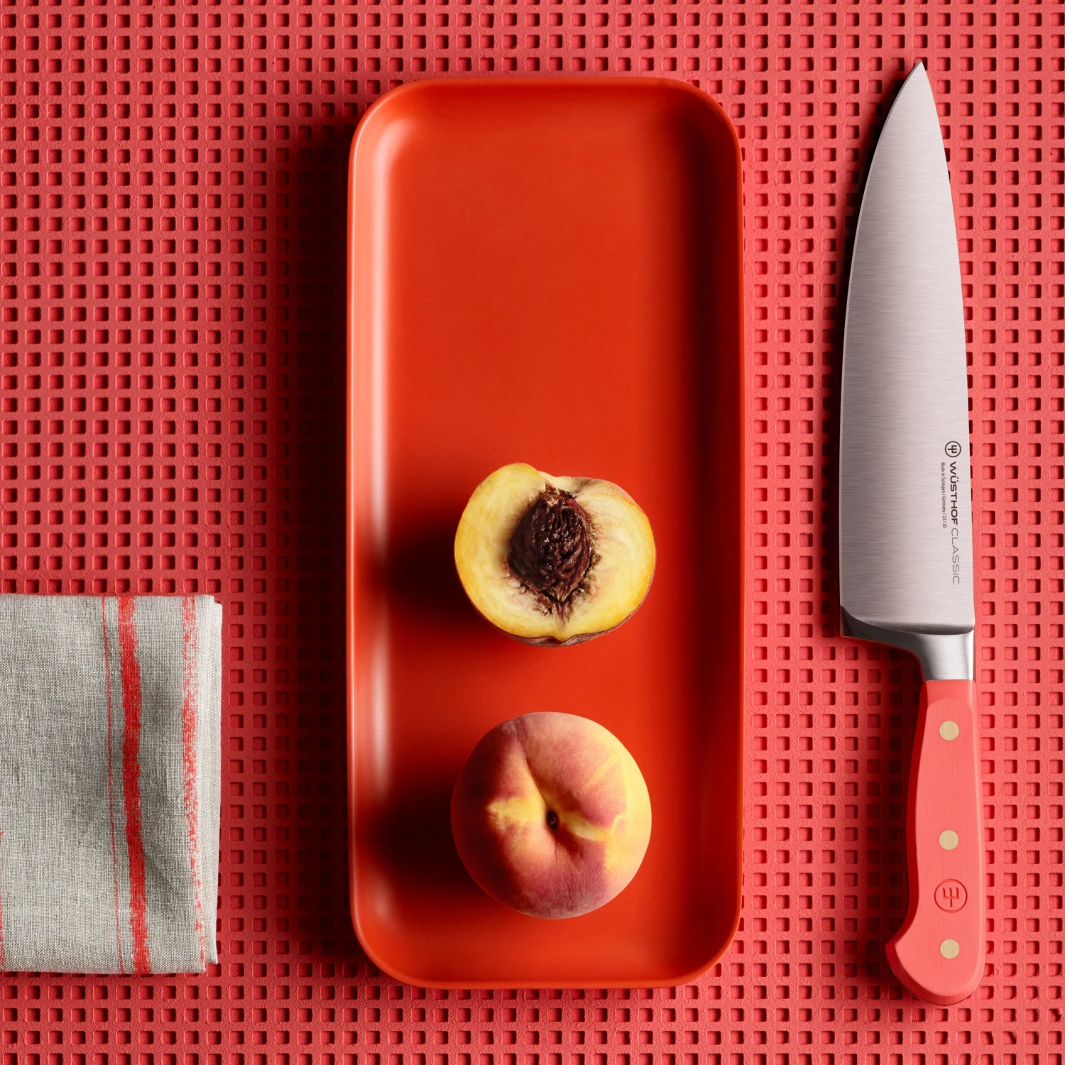 Wusthof Classic 8" Coral Peach Chef's Knife 7 Wusthof Classic 8" Coral Peach Chef's Knife - Image 5