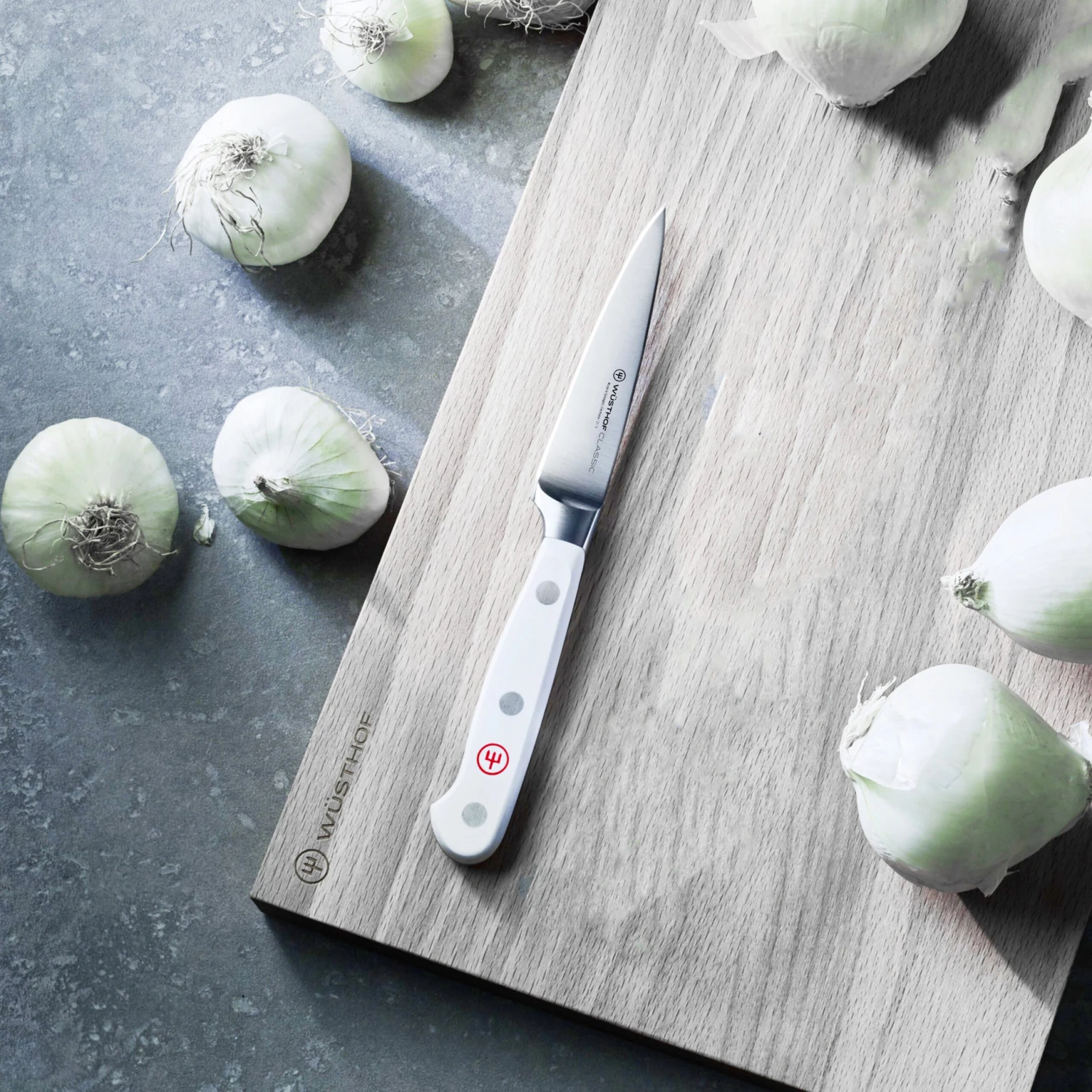 Wusthof Classic White 3.5" Paring Knife 7 Wusthof Classic White 3.5" Paring Knife - Image 5