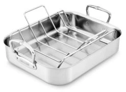 Hestan 16.5x11.75" Tri-Ply Roasting Pan With Rack -Zwilling Shop mainimage 193dbca6 1296 47d9 863d b7dff56a5e9d